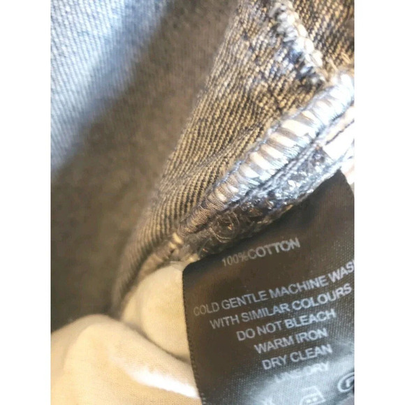 Maniere De Voir Jeans Women's 14 Blue Wash  100% Cotton Nwt - Picture 9 of 9